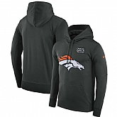Men's Denver Broncos Anthracite Nike Crucial Catch Performance Hoodie,baseball caps,new era cap wholesale,wholesale hats